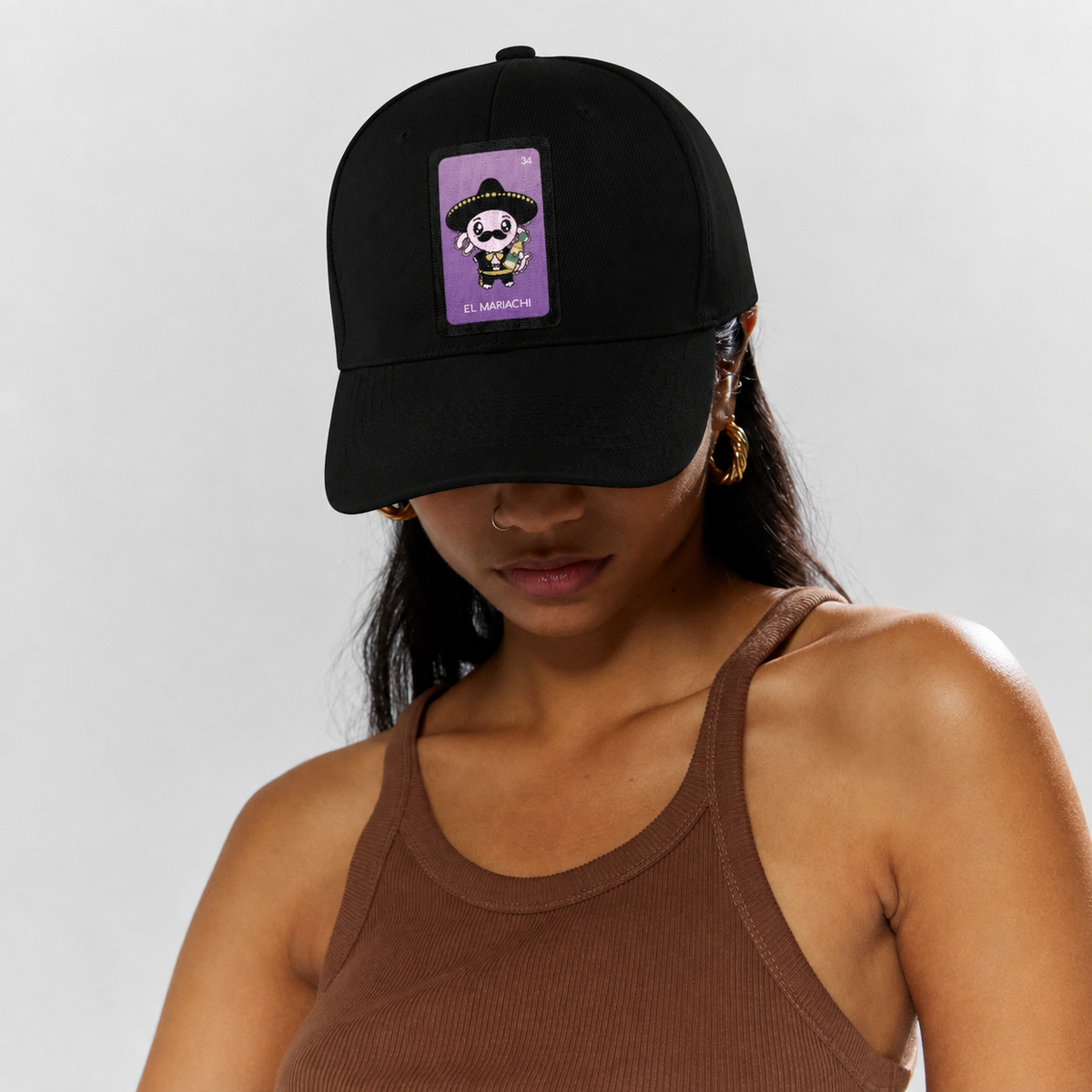 Gorra Unisex Curva Axoloteria El Mariachi Ajolote