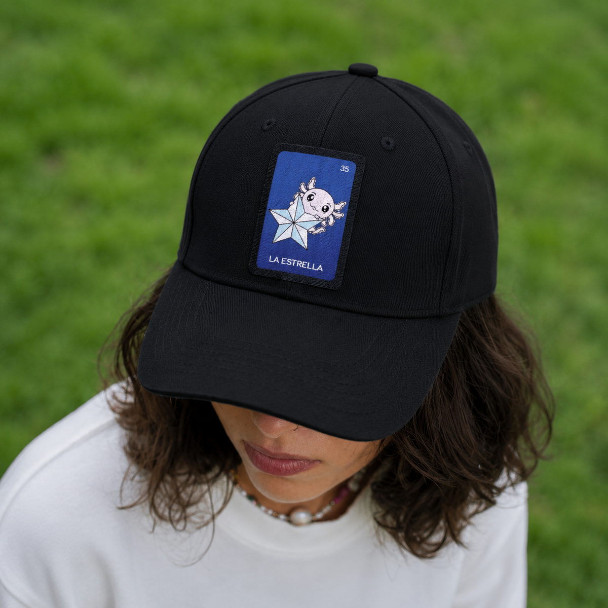 Gorra Unisex Curva Axoloteria La Estrella Ajolote