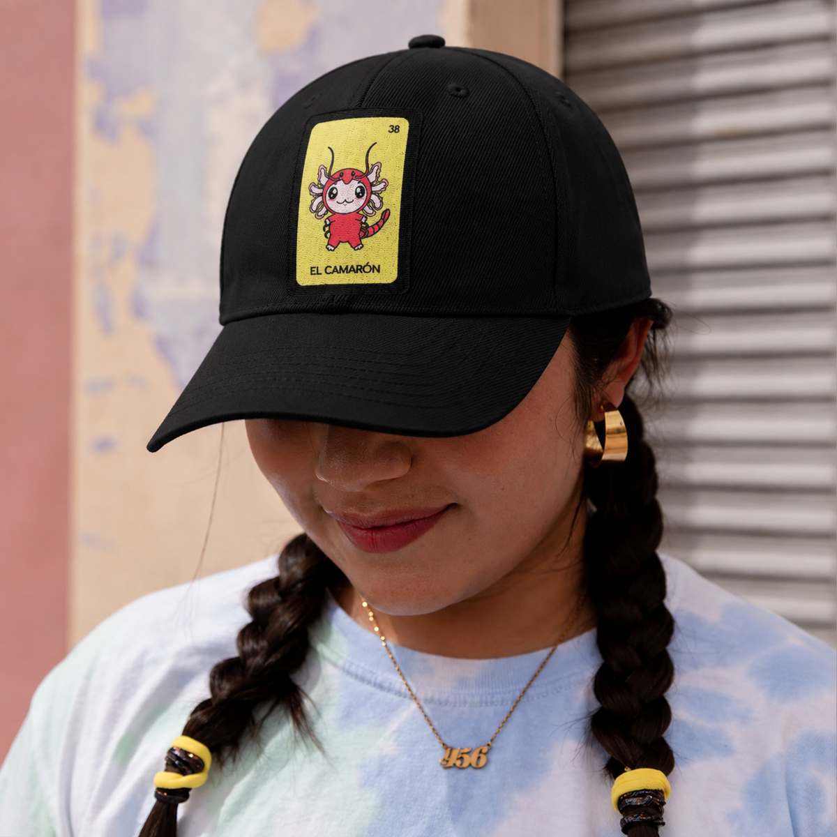 Gorra Unisex Curva Axoloteria El Camarón Ajolote