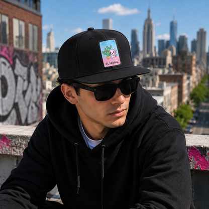 Gorra Unisex Plana Axoloteria El Nopal Ajolote