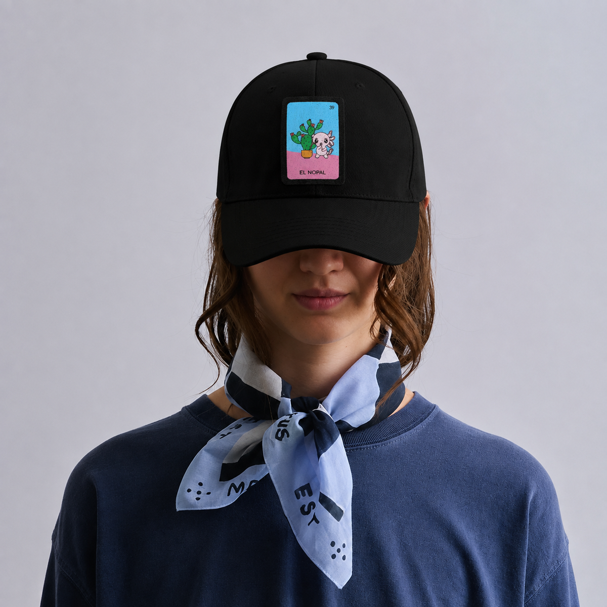 Gorra Unisex Curva Axoloteria El Nopal Ajolote
