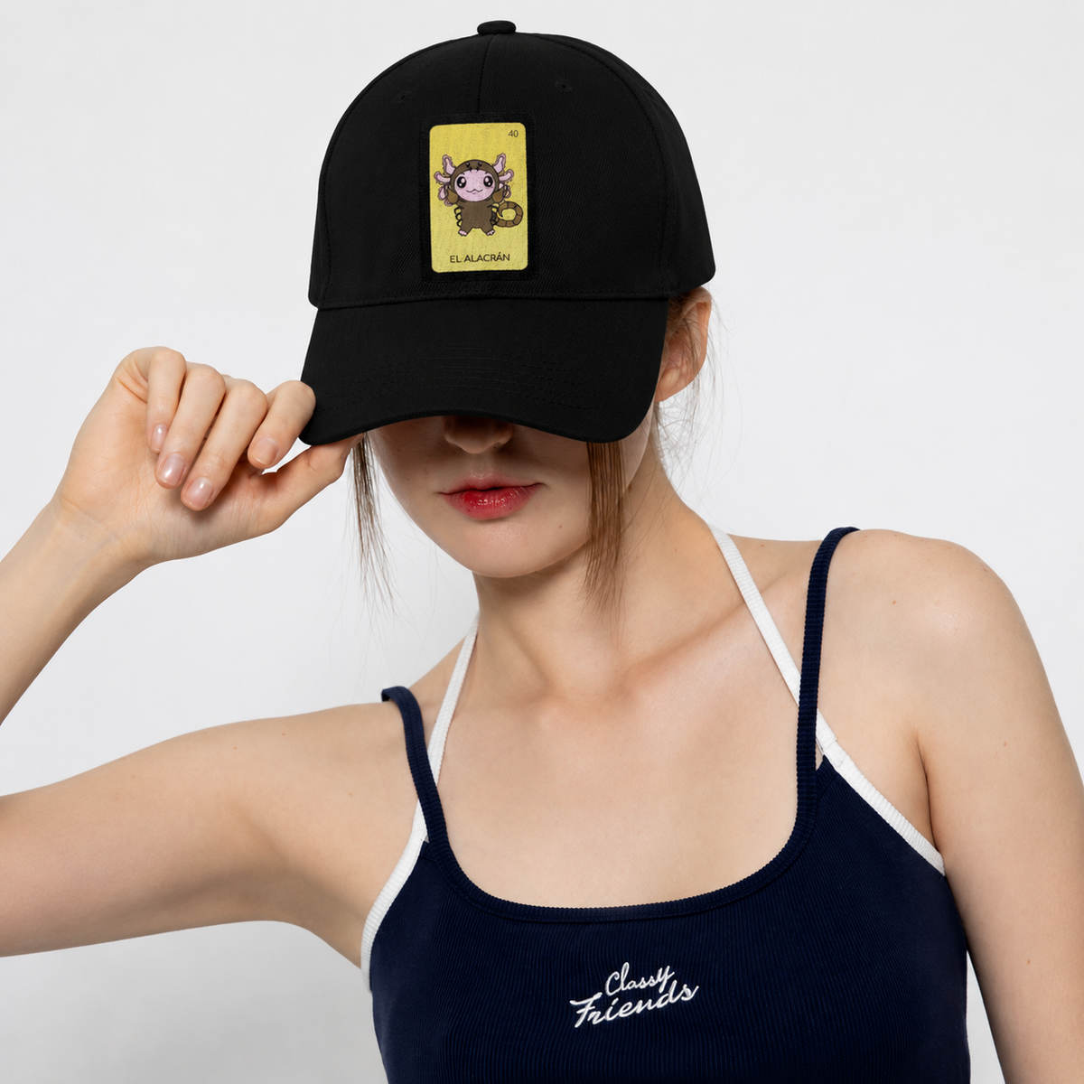 Gorra Unisex Curva Axoloteria El Alacrán Ajolote