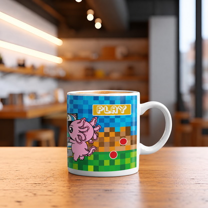 Taza Vers 2 Axolotzin Arcade Ajolote