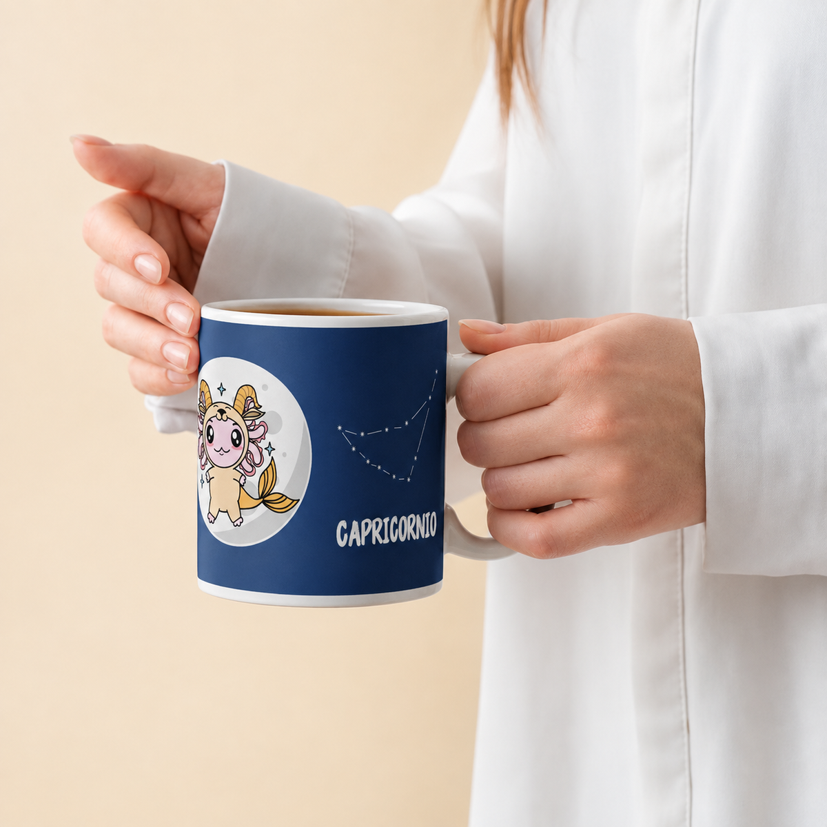 Taza Vers. 2 Axolotzin Horóscopos Capricornio Ajolote