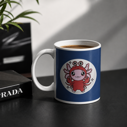 Taza Vers. 2 Axolotzin Horóscopos Cáncer Ajolote