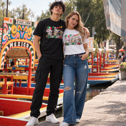 Playera Ajolotito Fiesta Mex