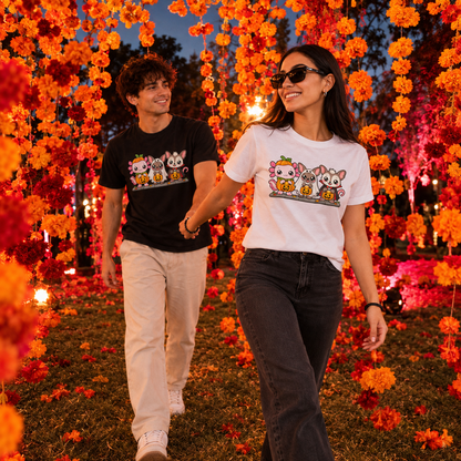 Playera Ajolotito Calaverita