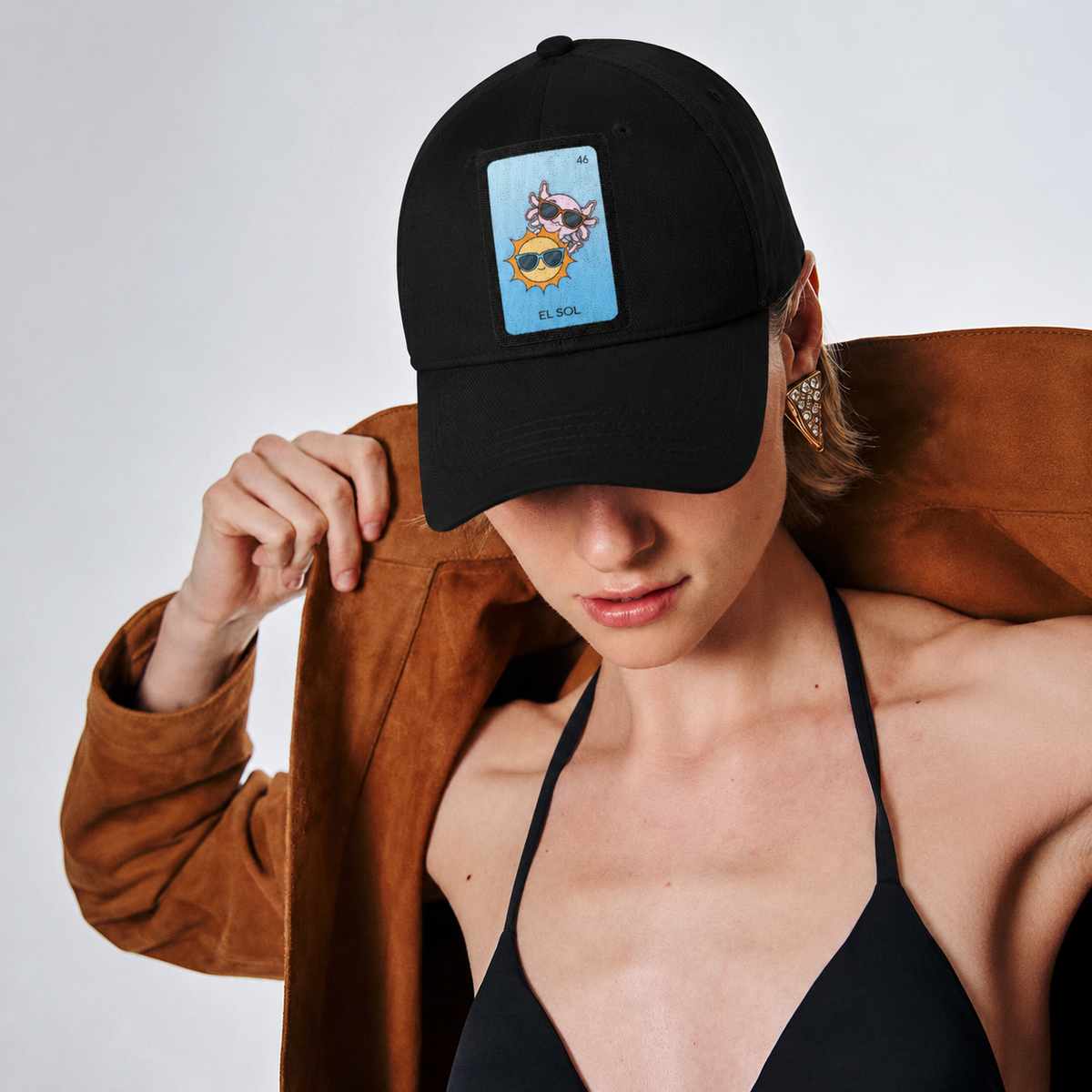Gorra Unisex Curva Axoloteria El Sol Ajolote