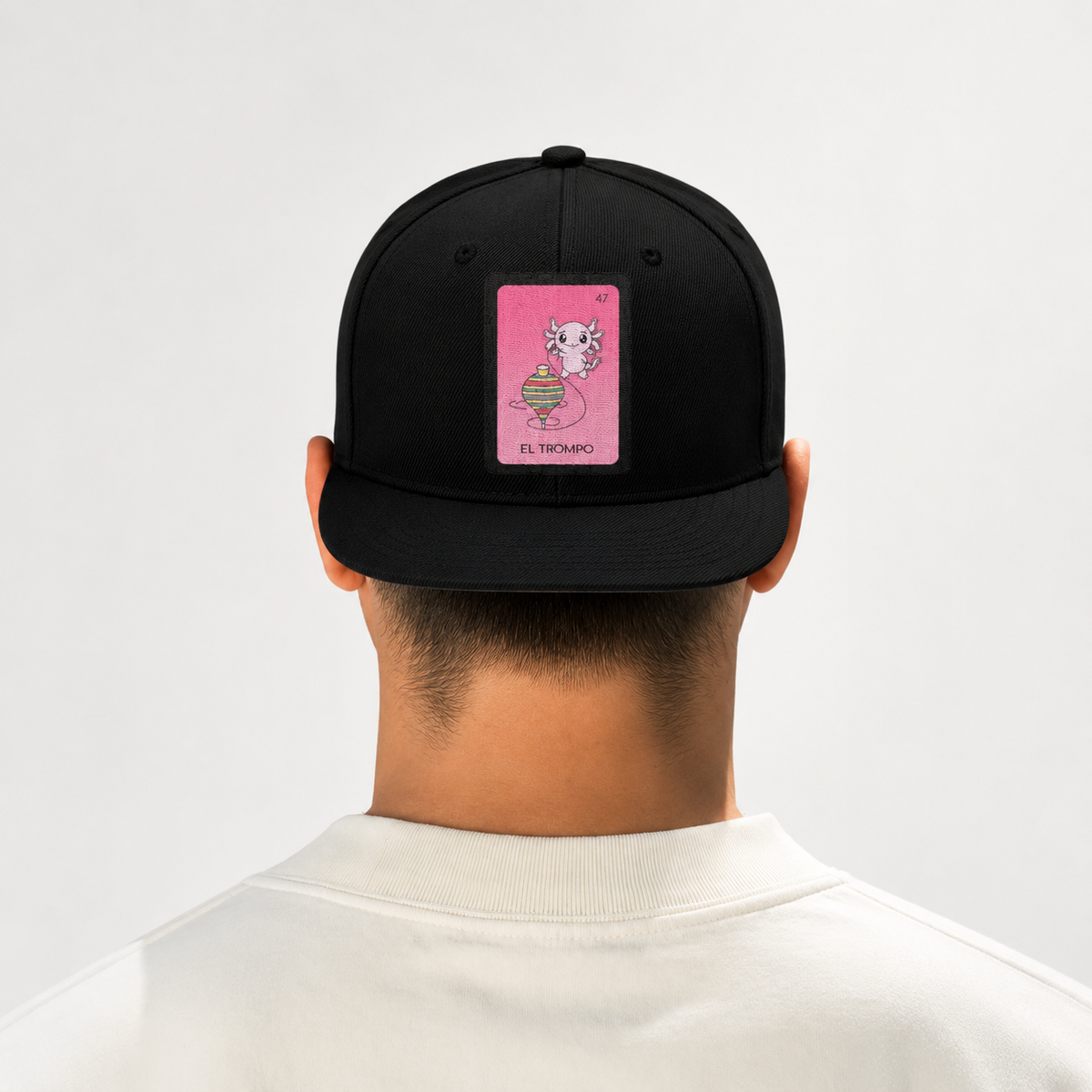 Gorra Unisex Plana Axoloteria El Trompo Ajolote