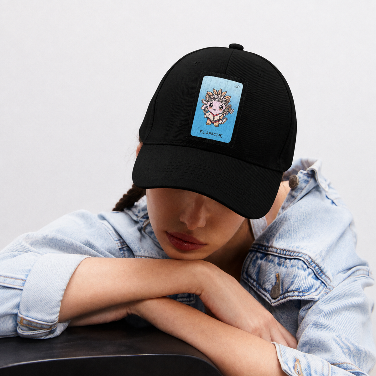 Gorra Unisex Curva Axoloteria El Apache Ajolote