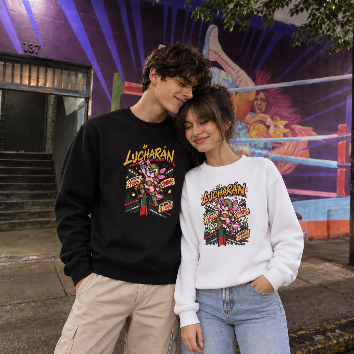 Sudadera Ajolotito Lucharán Unisex