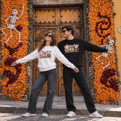 Sudadera Ajolotito Calaverita Unisex