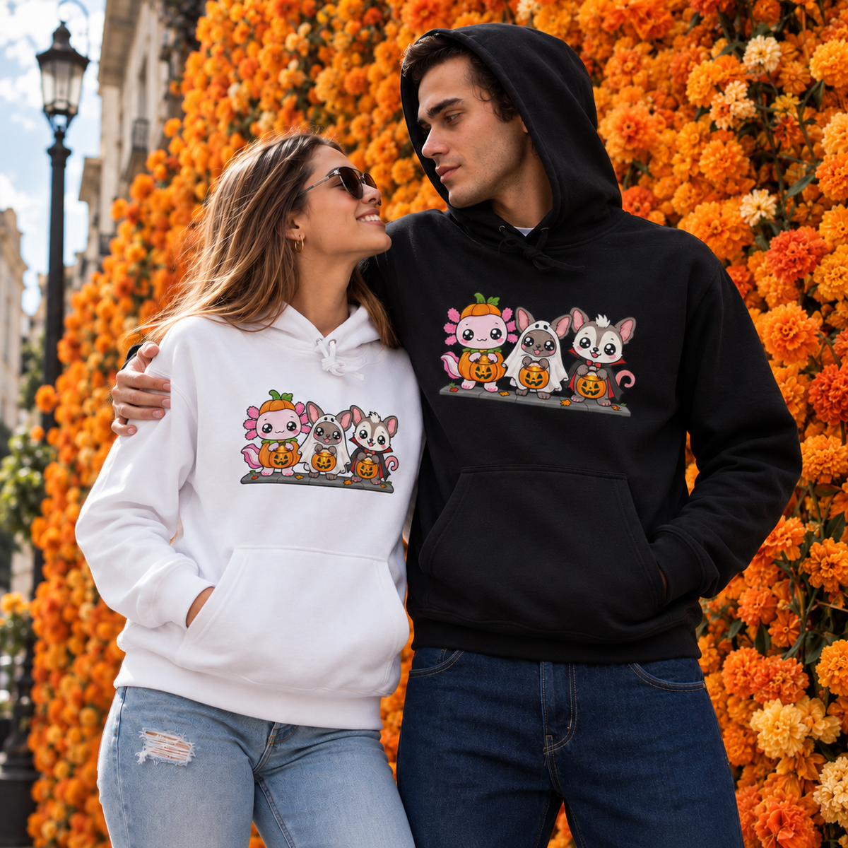 Hoodie Ajolotito Calaverita Unisex