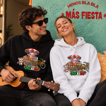 Hoodie Ajolotito Panadero Unisex