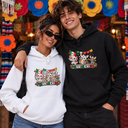 Hoodie Ajolotito Fiesta Mex Unisex