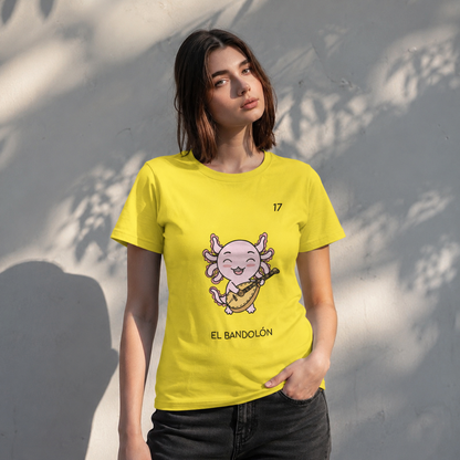 Playera Axoloteria El Bandolon Ajolote