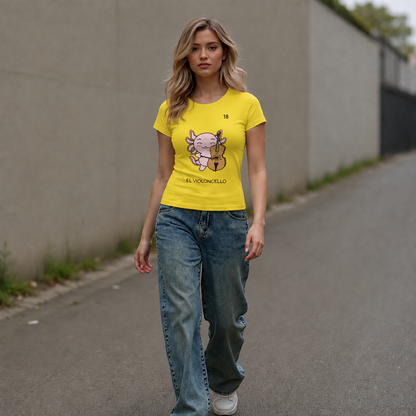 Playera Axoloteria El Violoncello Ajolote