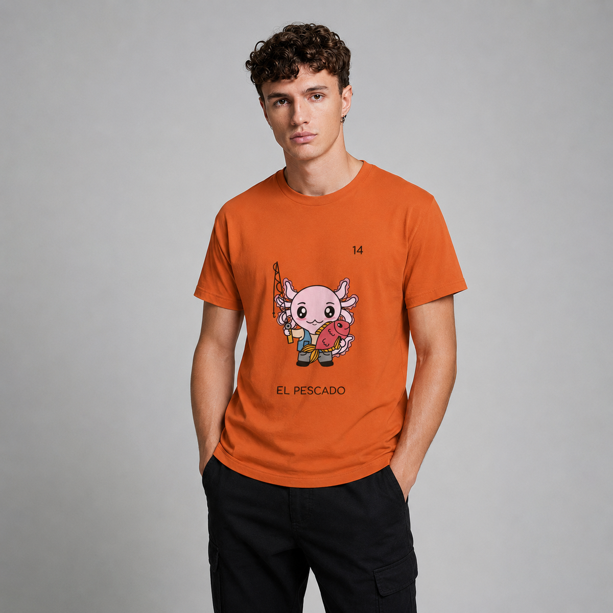 Playera Axoloteria El Pescado Ajolote