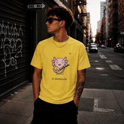 Playera Axoloteria El Bandolon Ajolote