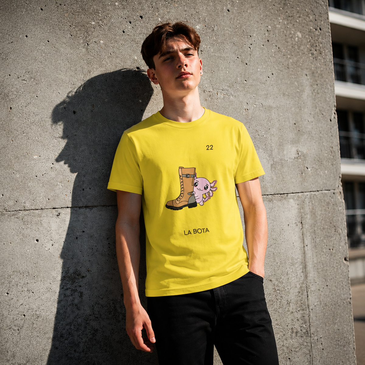 Playera Axoloteria La Bota Ajolote