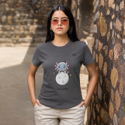 Playera Axoloteria La Luna Ajolote