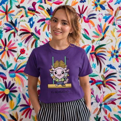 Playera Axoloteria El Borracho Ajolote