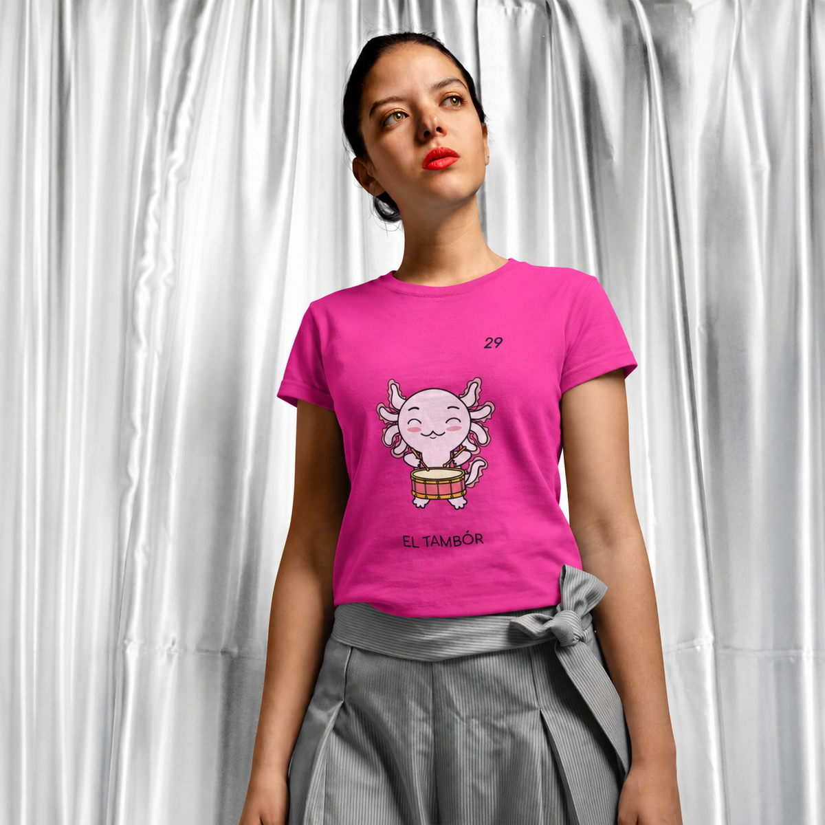 Playera Axoloteria El Tambor Ajolote