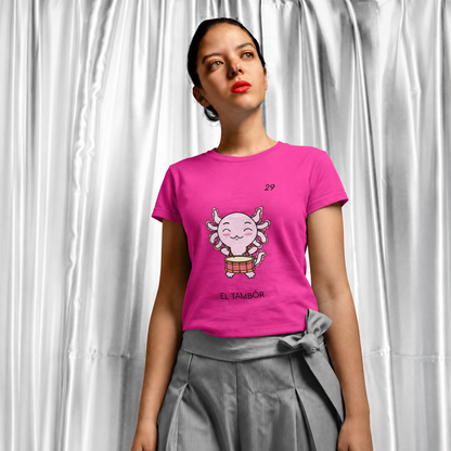 Playera Axoloteria El Tambor Ajolote