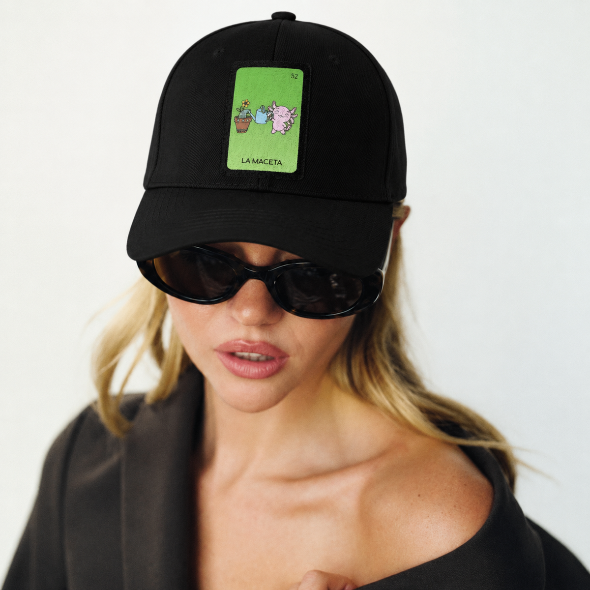 Gorra Unisex Curva Axoloteria La Maceta Ajolote