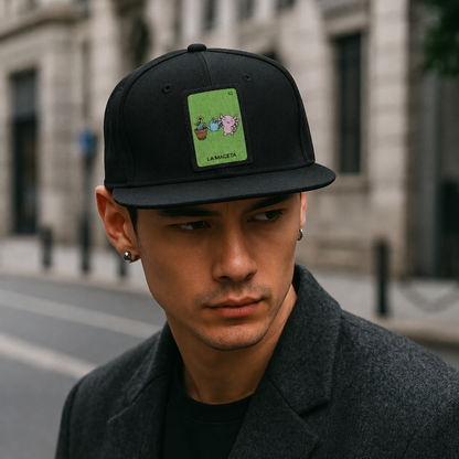 Gorra Unisex Plana Axoloteria La Maceta Ajolote