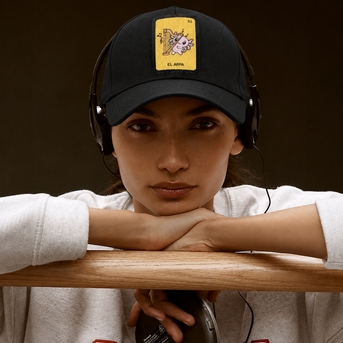 Gorra Unisex Curva Axoloteria El Arpa Ajolote