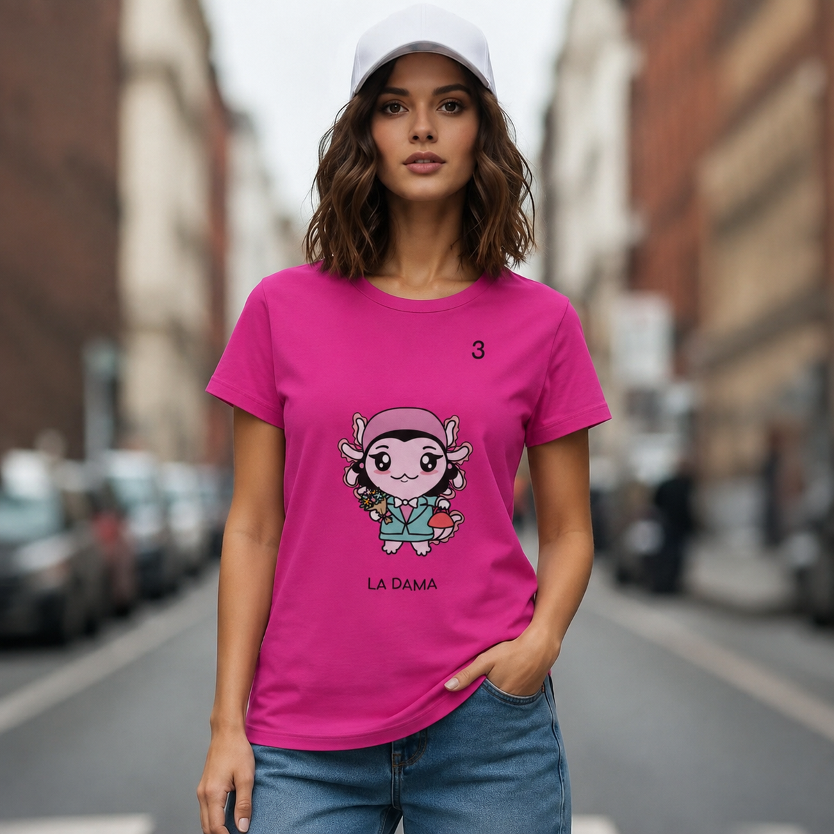 Playera Axoloteria La Dama