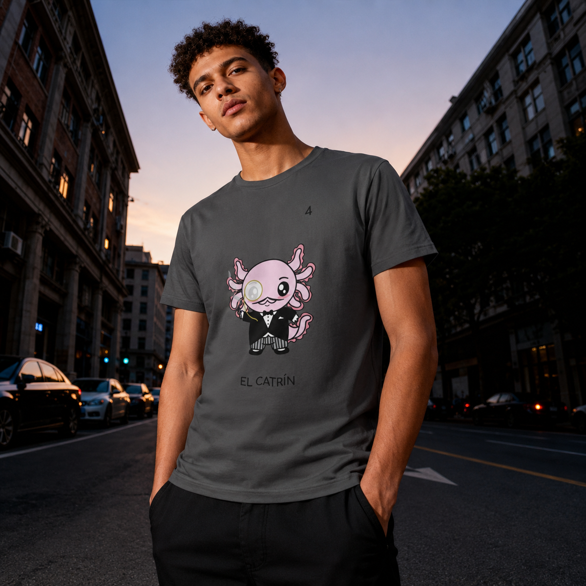 Playera Axoloteria El Catrin