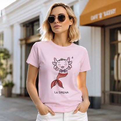 Playera Axoloteria La Sirena