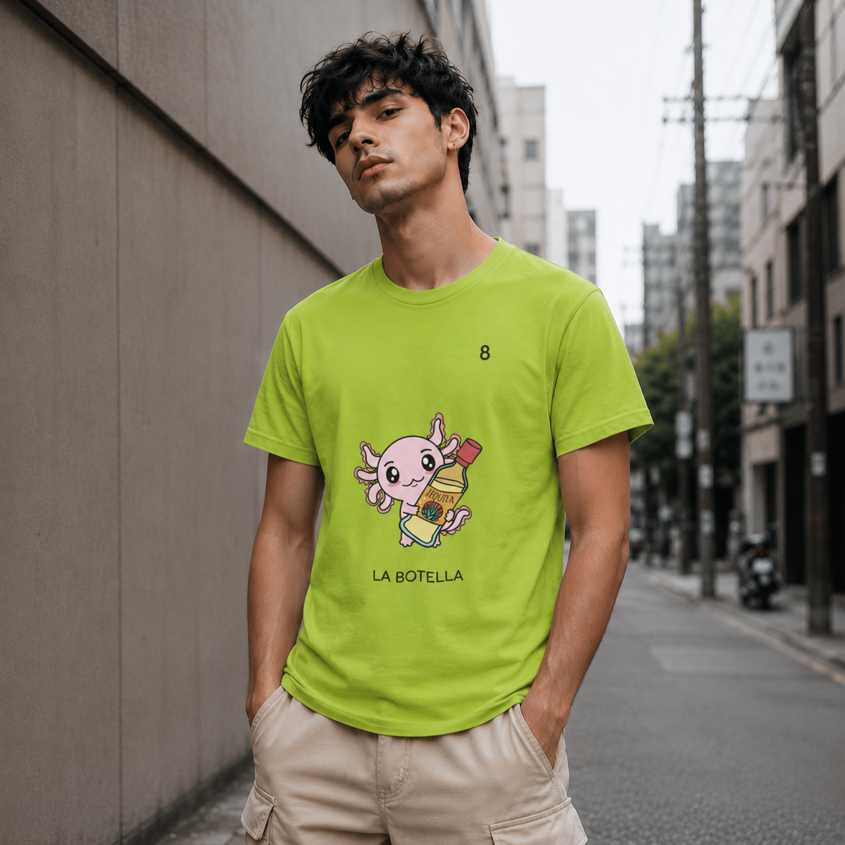 Playera Axoloteria La Botella