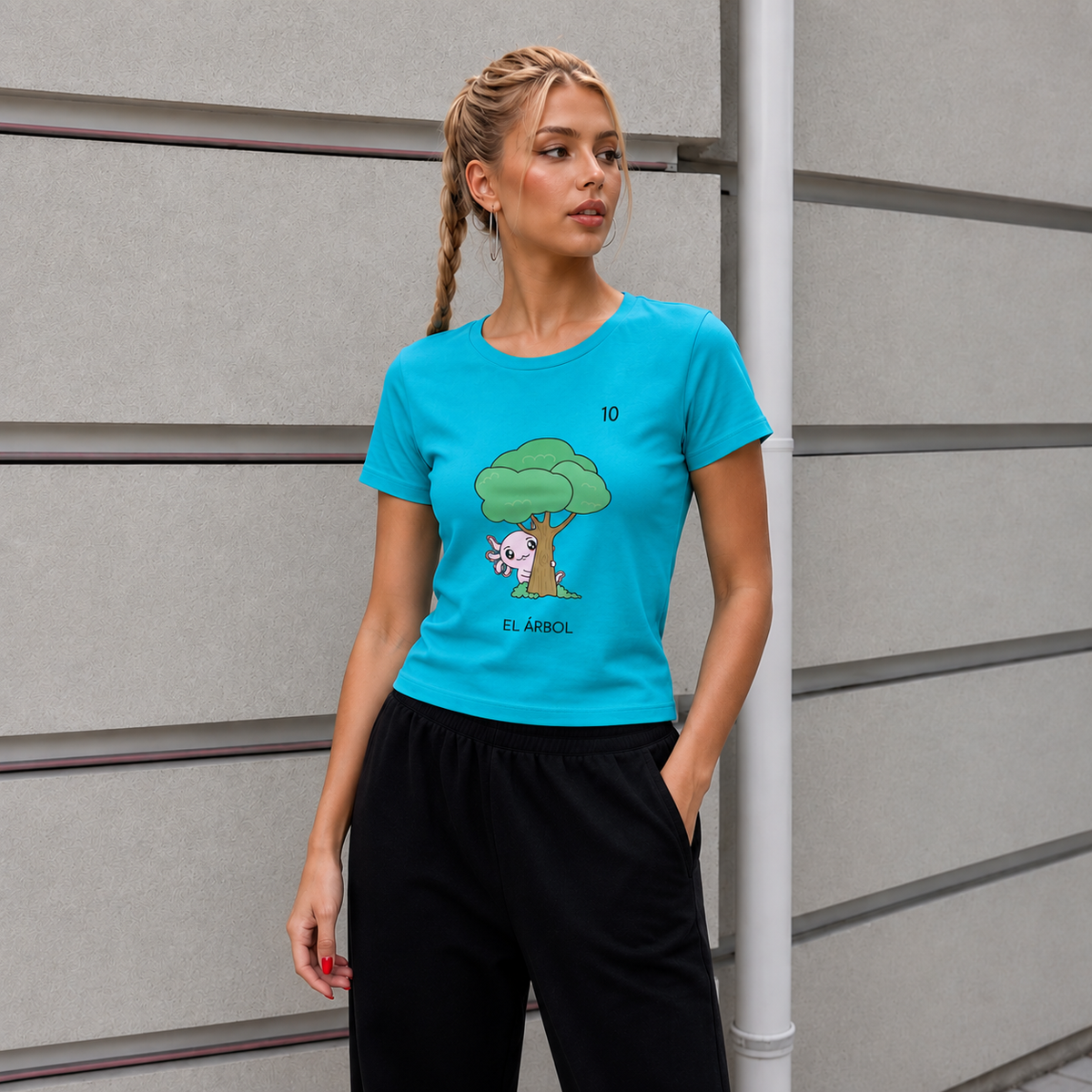 Playera Axoloteria El Arbol Ajolote