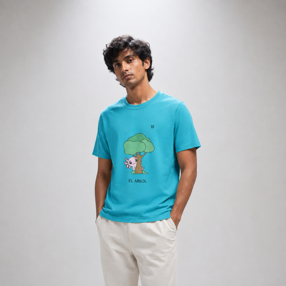 Playera Axoloteria El Arbol Ajolote