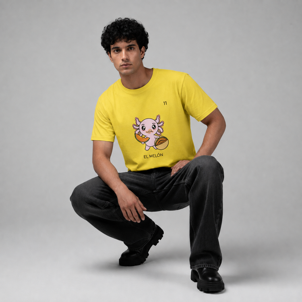 Playera Axoloteria El Melon Ajolote
