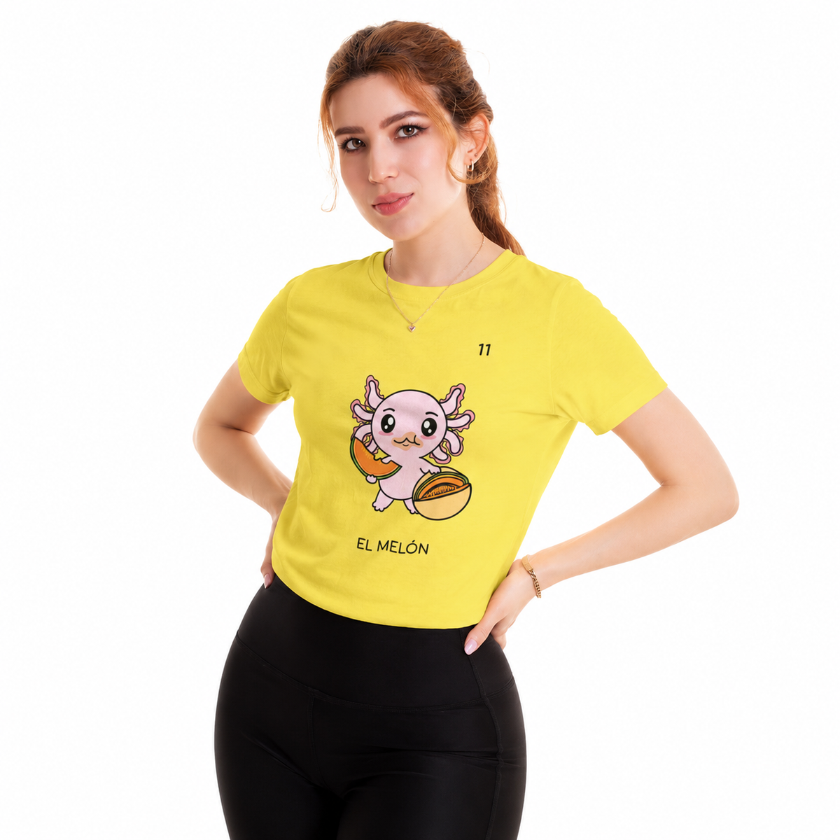 Playera Axoloteria El Melon Ajolote
