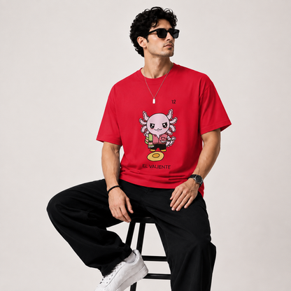 Playera Axoloteria El Valiente Ajolote