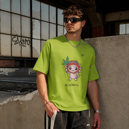 Playera Axoloteria El Gorrito Ajolote