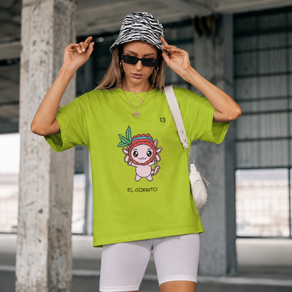 Playera Axoloteria El Gorrito Ajolote