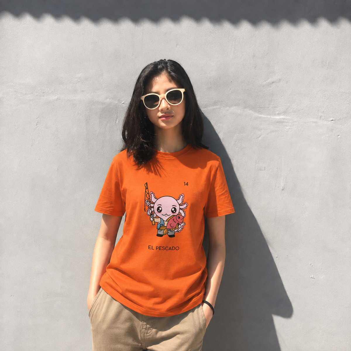 Playera Axoloteria El Pescado Ajolote