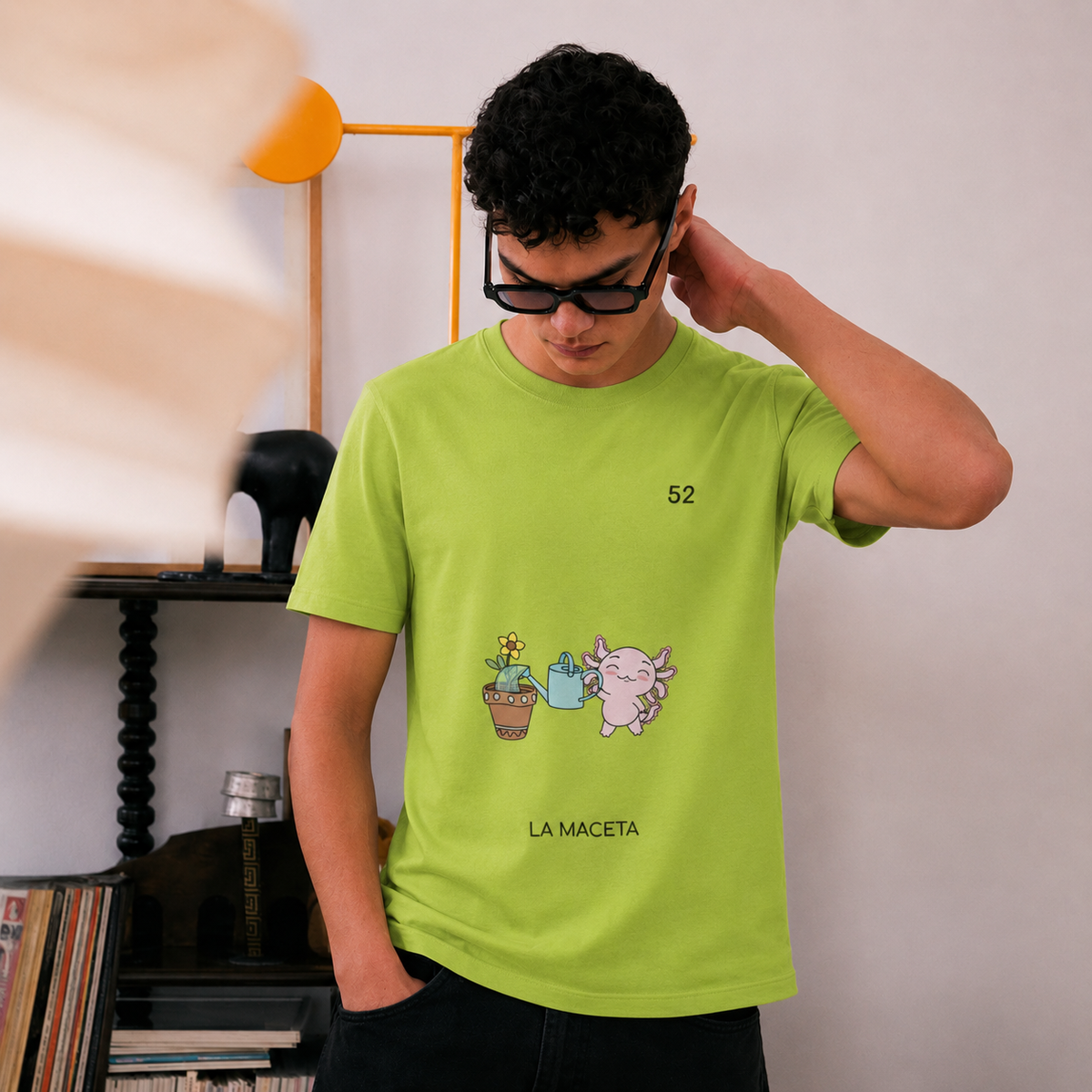 Playera Axoloteria La Maceta Ajolote