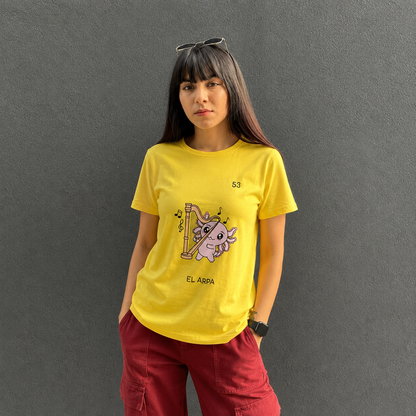 Playera Axoloteria El Arpa Ajolote