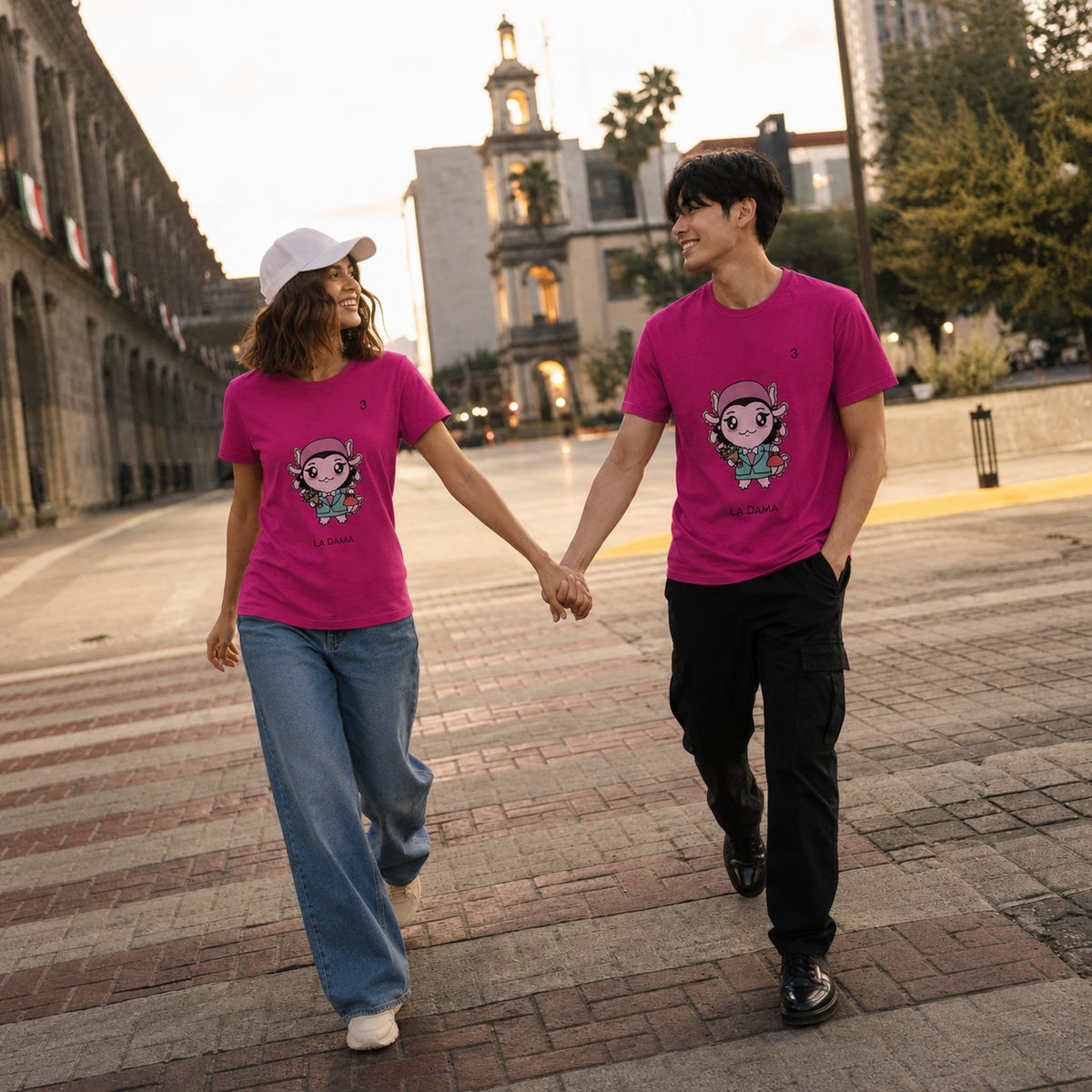 Playera Axoloteria La Dama