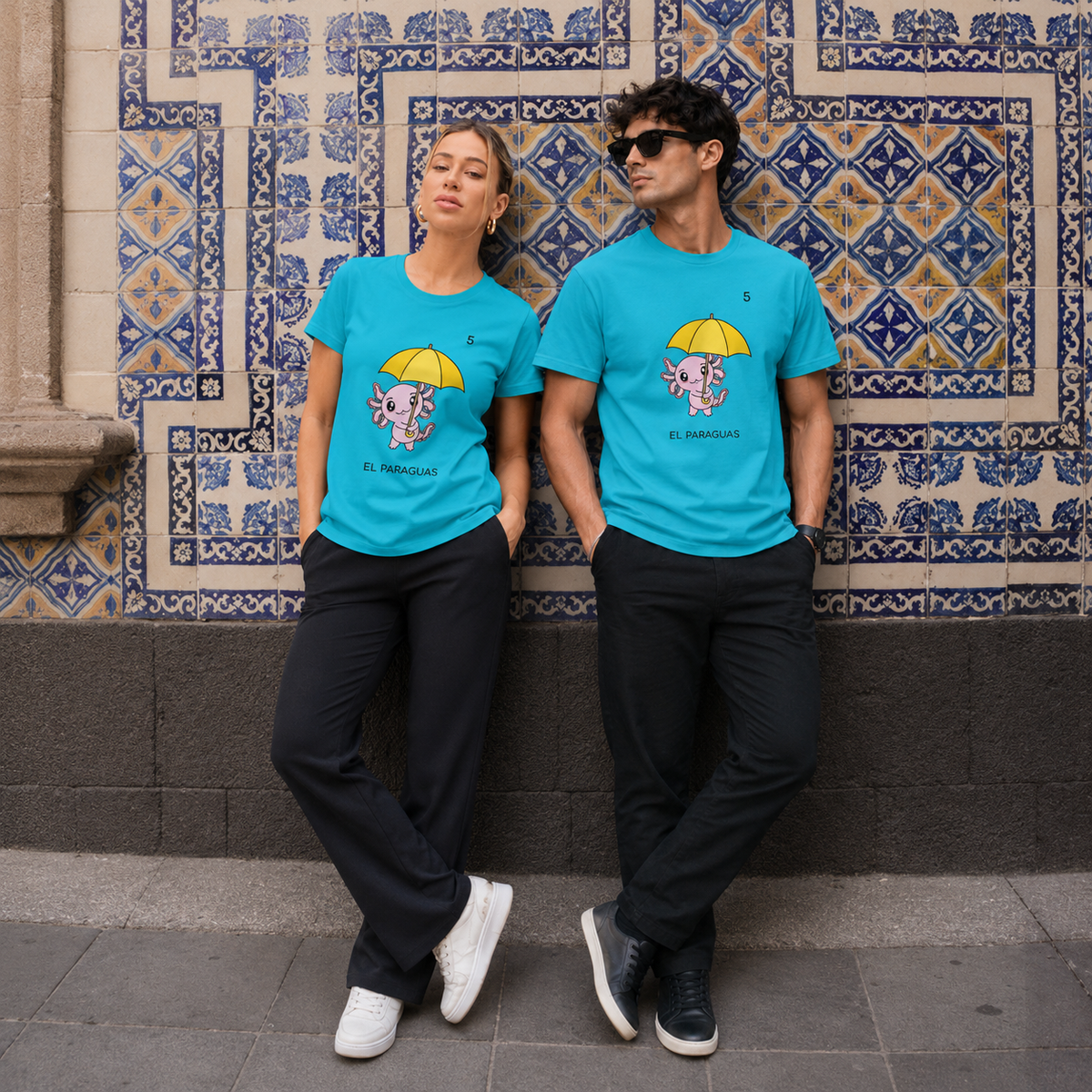 Playera Axoloteria El Paraguas