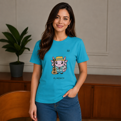 Playera Axoloteria El Musico Ajolote