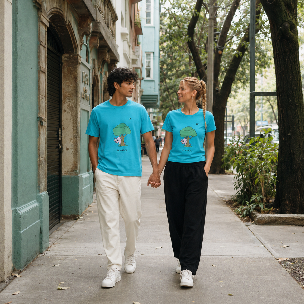 Playera Axoloteria El Arbol Ajolote