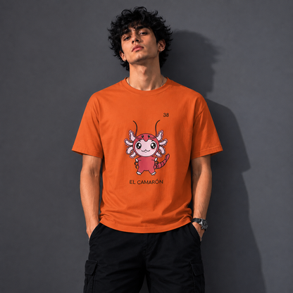 Playera Axoloteria El Camaron Ajolote